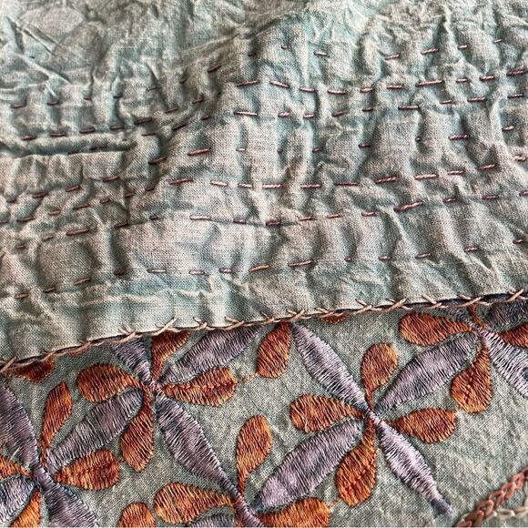 Vintage handmade Indian throw/bedspread - never used - Picture 11 of 12